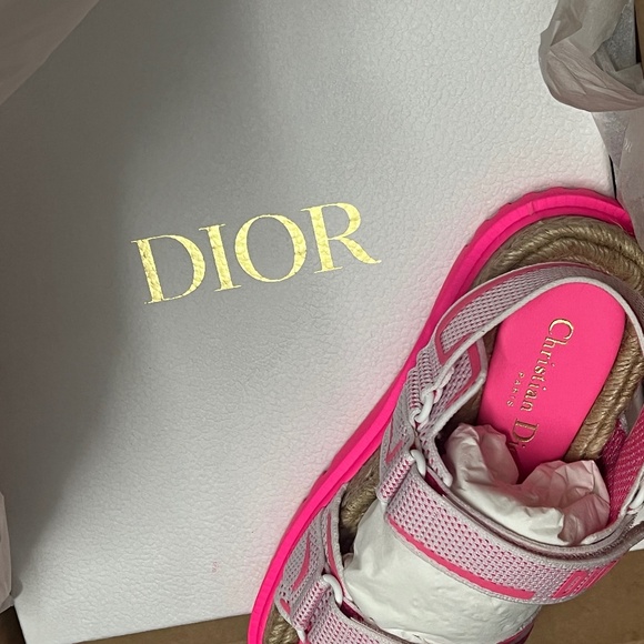 Christian Dior NEW DiorAct Technical Jute Sandals - Picture 4 of 8